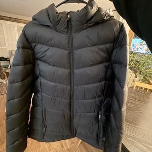 Charter Club Black Quilted Jacket NWOT